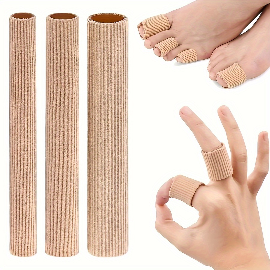  Protector de dedos de los pies, (20 unidades), transpirable,  funda de gel para los dedos, ideal para ampollas, callos, dedos en  martillo, pérdida de uñas de los pies (materiales de silicona