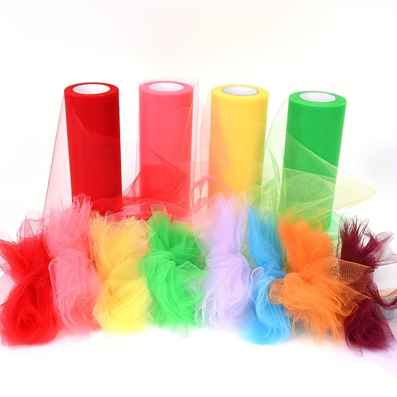 100 Yards Tulle Roll Spool Wedding Party Supplies Tu Yarn - Temu