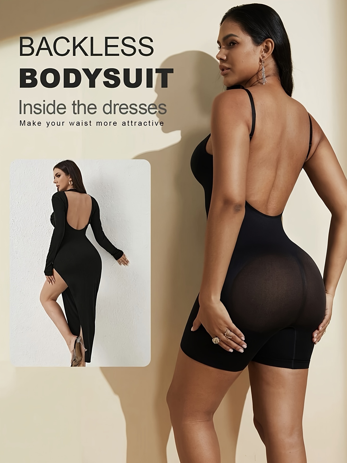 Backless Thong Shapewear - Temu