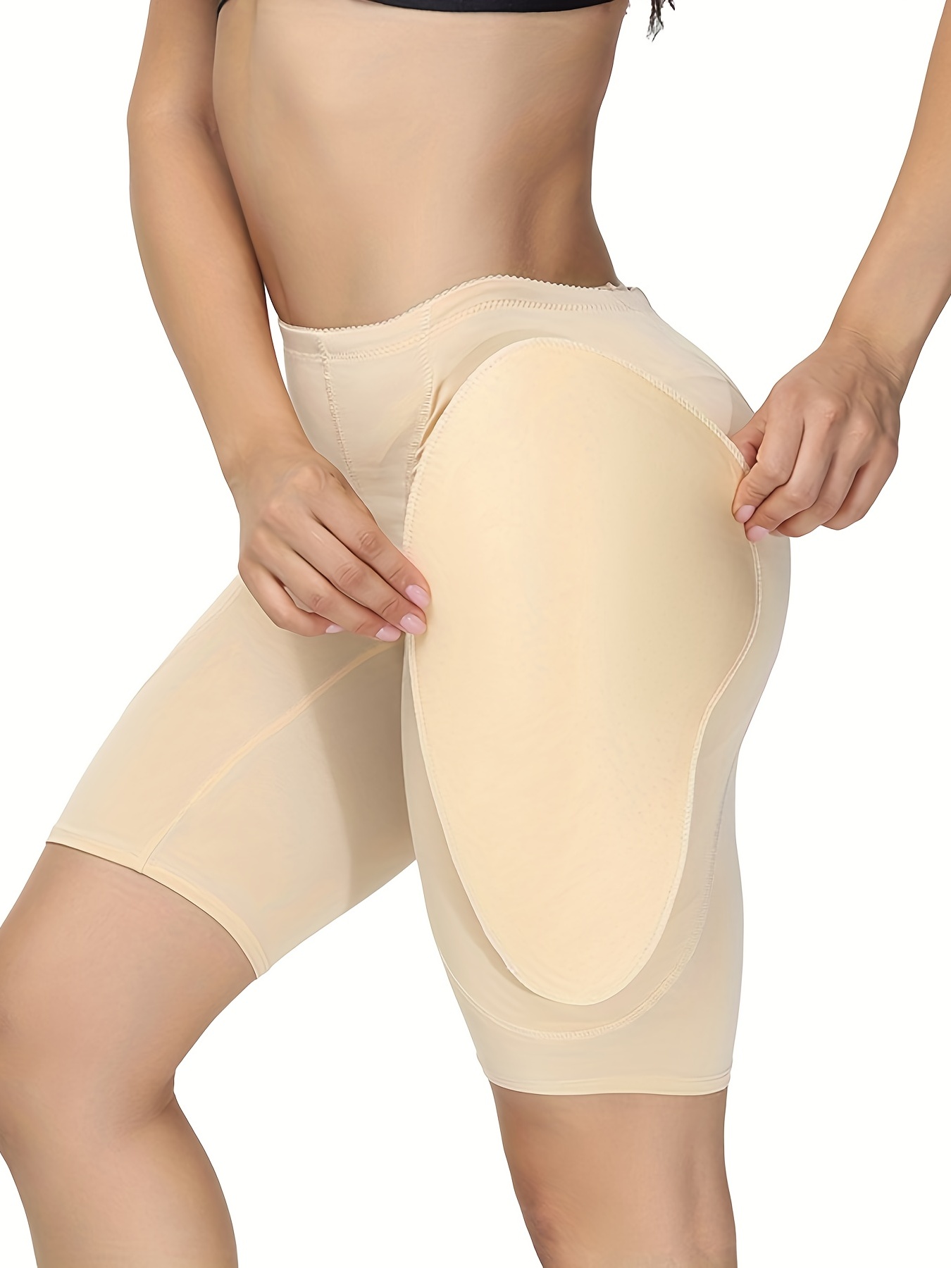 BIMEI Womens Thigh Padded Underwear Butt Lifter Shapewear Panties Hip Pad  Panty Enhancer Shorts