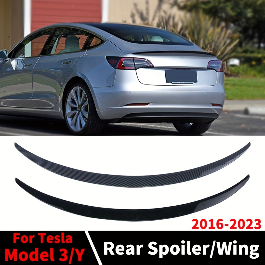 For VW Tiguan MK2 2017-2023 Pair Black Rear Window Side Wing Spoiler Trim  Cover