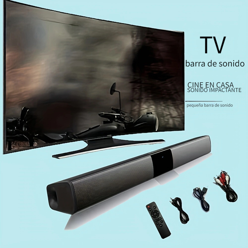 Home Theater 10W barras de sonido TV cable y Wireless Bt v5,0 altavoz  Bluetooth con barra de sonido estéreo - China Barra de sonido de TV de cine  en casa y altavoz