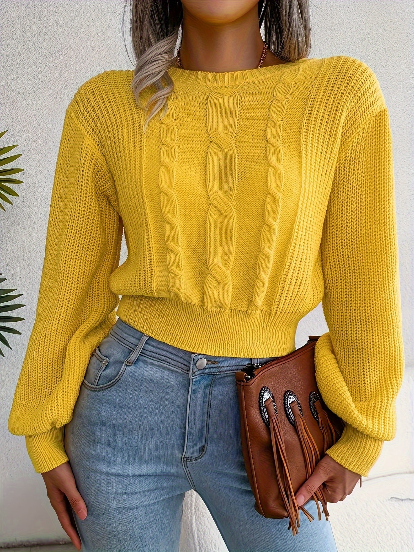 Yellow sweater