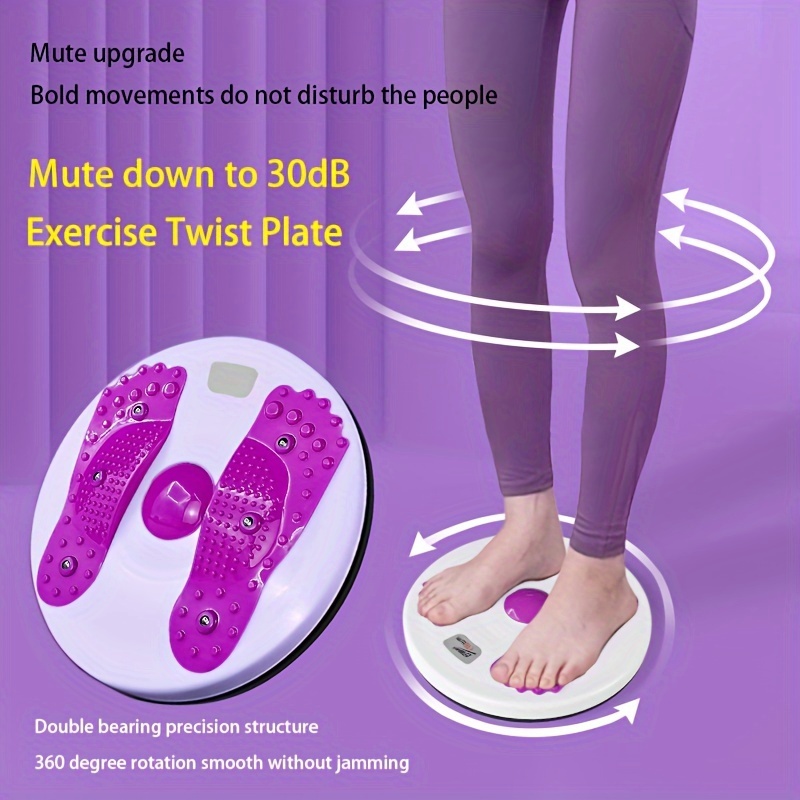 Torsion de la plaque de taille 27,5 cm Disque de fitness rotatif en place  Sport Slimming Device Tummy Twister
