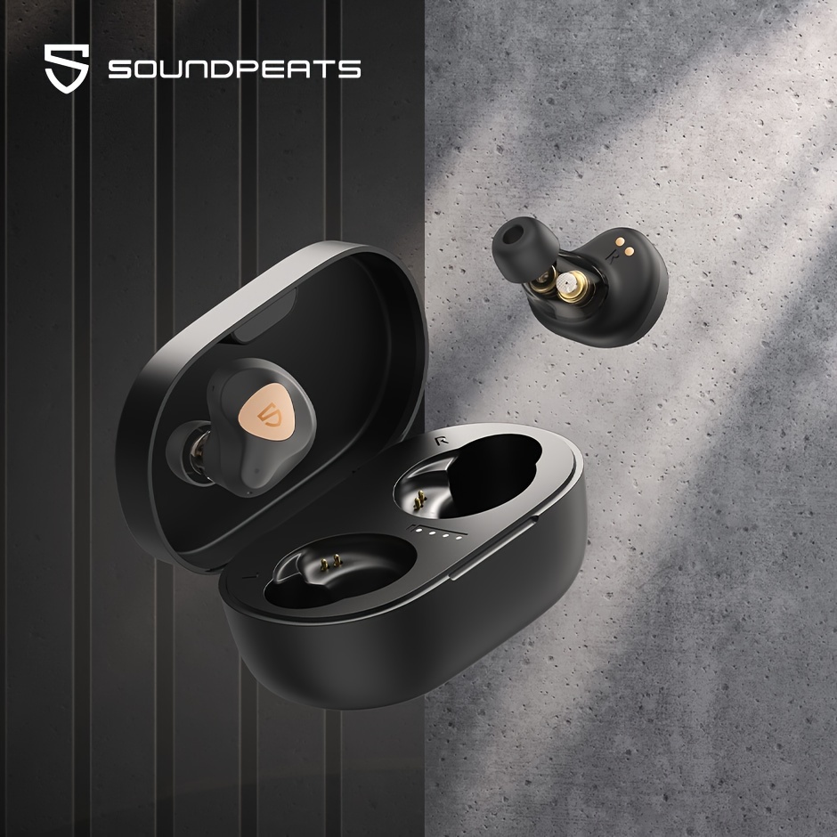 SoundPEATS Truengine 3SE QCC3040 CVC 8.0 TWS Wireless Earbuds With APTX Codec Dual Dynamic Drivers Touch Control IPX5 Waterproof Total 30 Hours