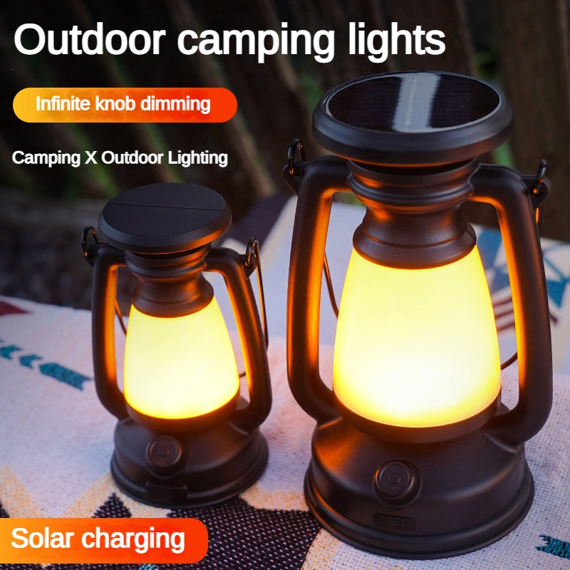 LED Camping Lantern Rechargeable,Flashlight Lantern for Power Outages & Hurricane Storms,Hand Crank/USB/Solar Powered Lanterns with 3000 Battery
