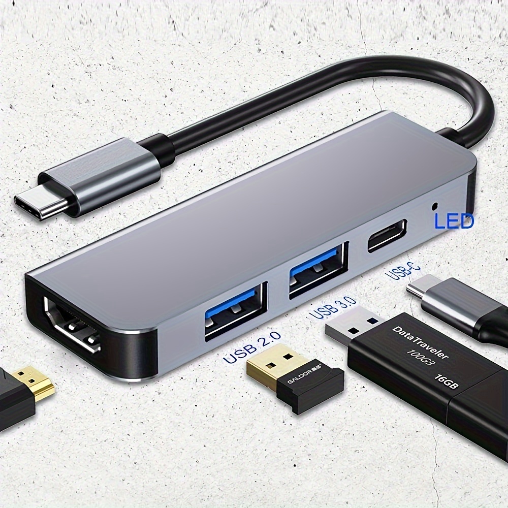 Hagibis-transmisor y receptor de vídeo inalámbrico compatible con HDMI,  adaptador de pantalla, Dongle para TV