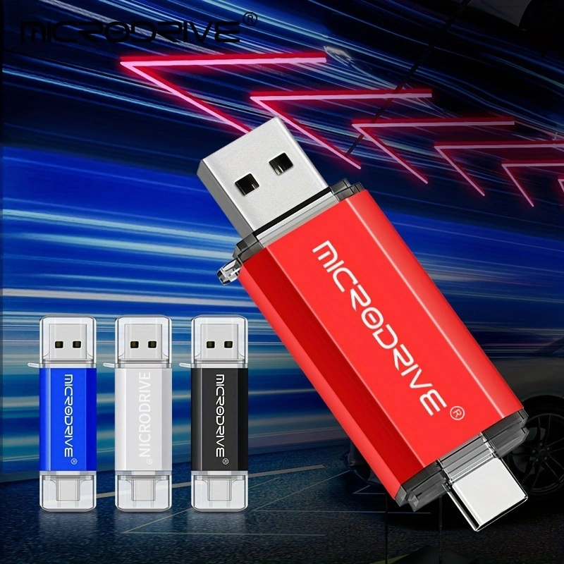 Unidad flash USB tipo C, unidad de memoria USB 3.0 de 128 GB, memoria USB  de alta velocidad, almacenamiento externo para teléfonos inteligentes