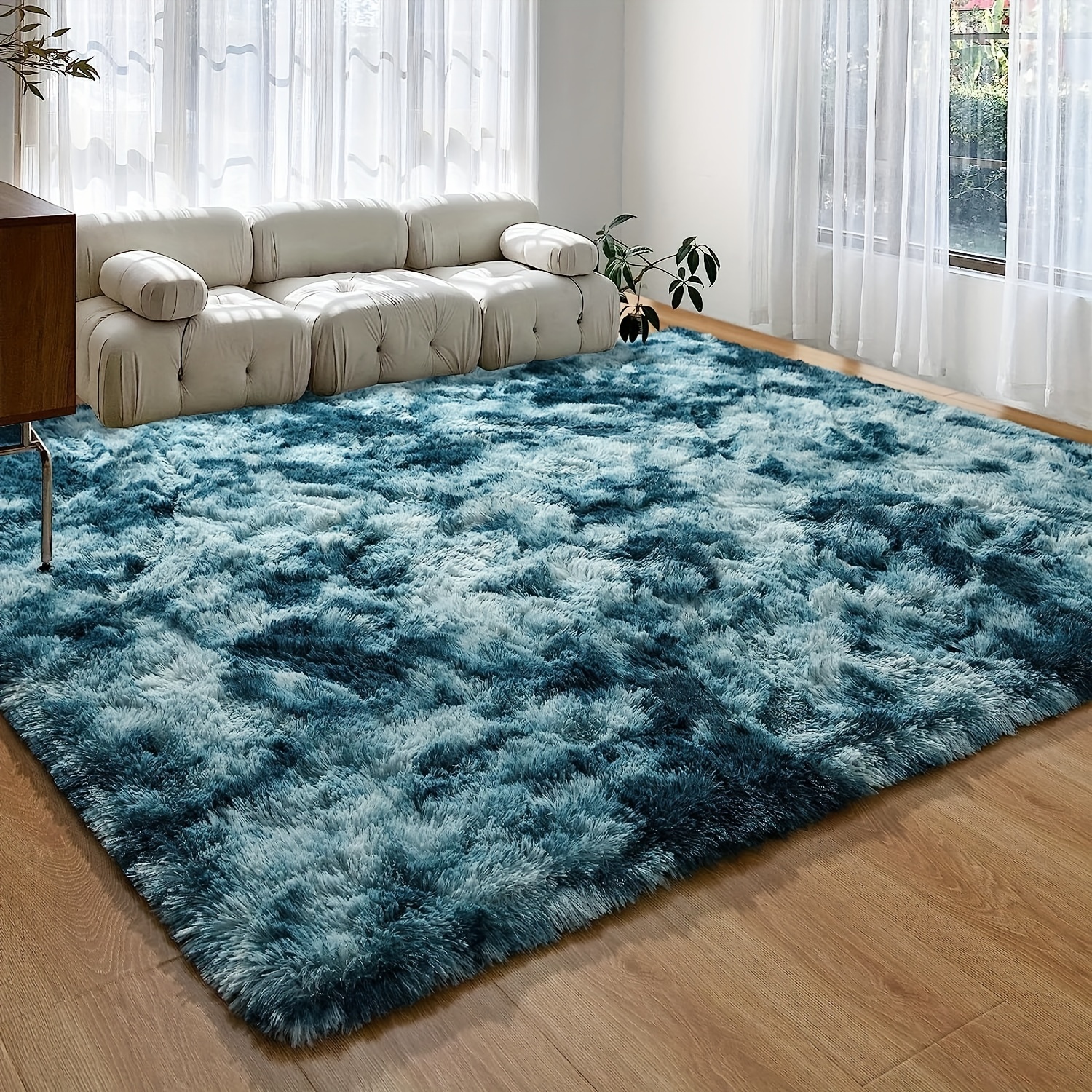 Comprar Alfombras grandes para sala de estar moderna, alfombra de salón  peluda larga para dormitorio, decoración peluda, alfombras junto a la cama  de suelo esponjoso nórdico