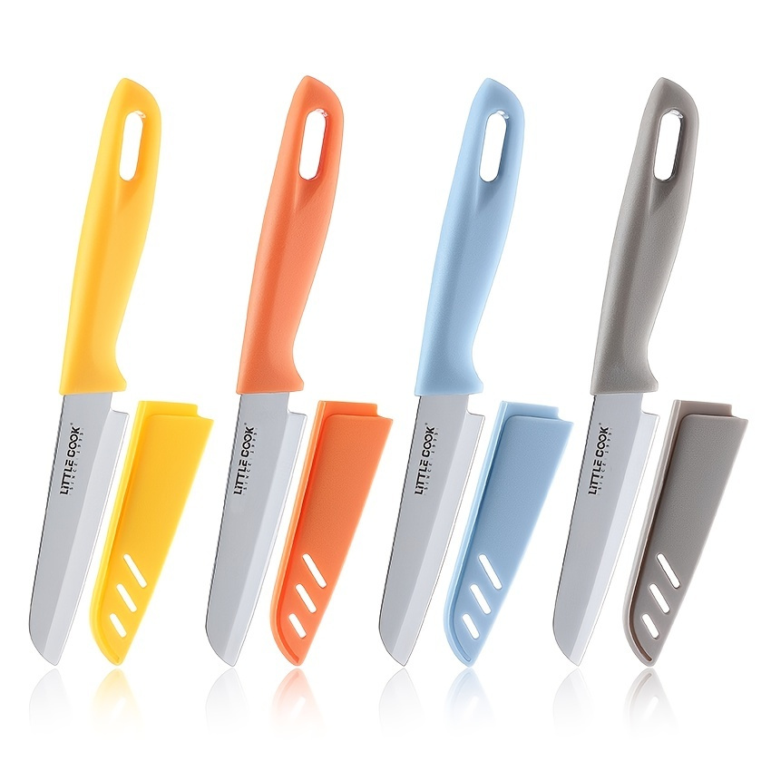 2PCS Paring Knife - Little Cook Paring Knife Set - Ultra Sharp Kitchen  Knife - Fruit Knife - German stainless Steel - ABS Handle