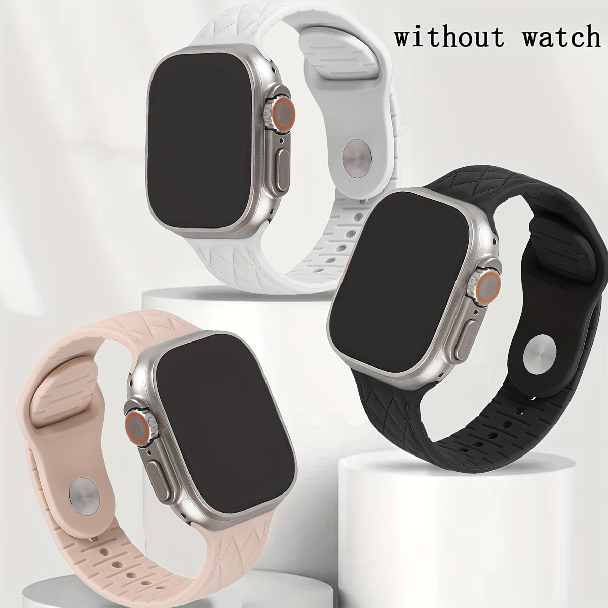 LV-Handmade Design Luxury Leather Apple Watch Band Models  38-40-41-42-44-45-49mm