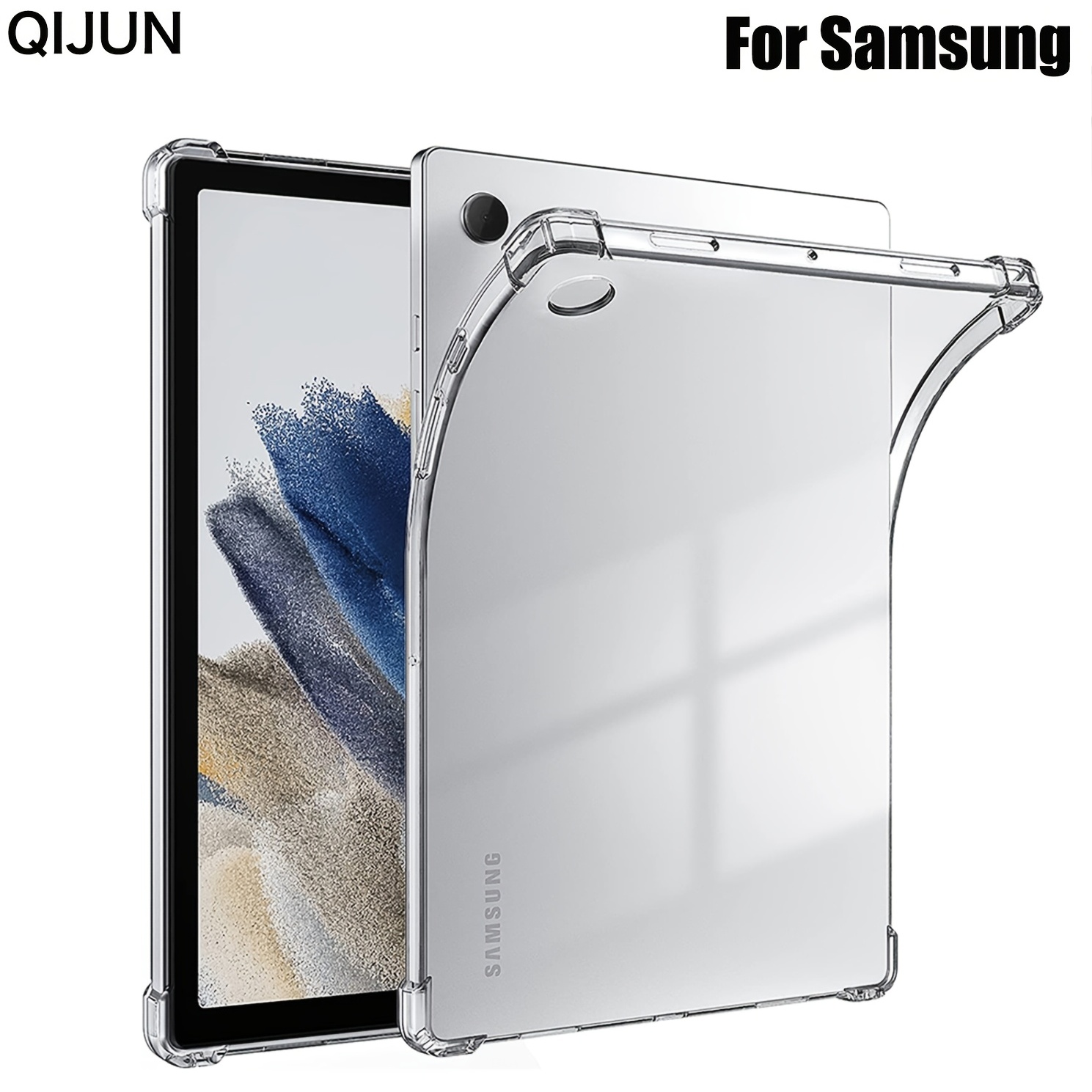 For Samsung Galaxy Tab A9 A9+ Plus Case Clear Shockproof Tablet Cover Gel