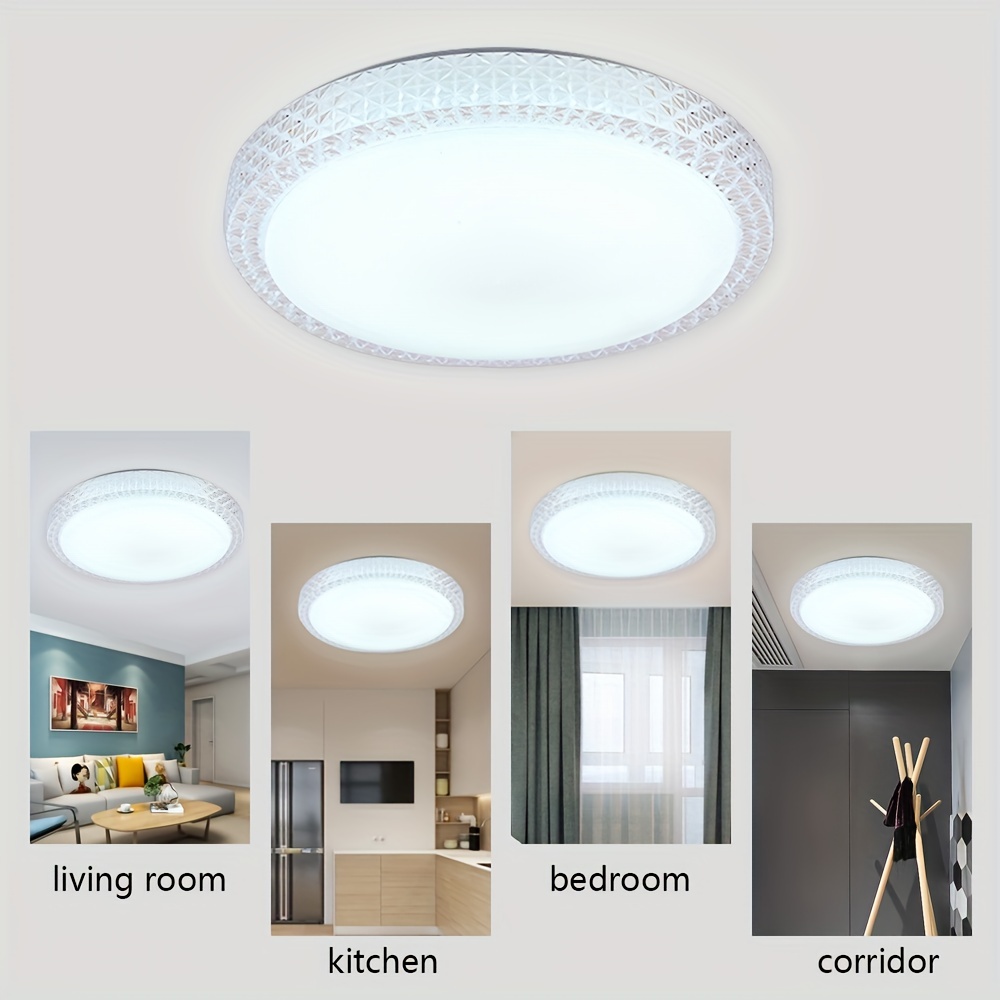 Modernas luces LED de techo de tira larga para dormitorio, mesita de noche,  cocina, pasillo, balcón, entrada, lámparas de techo, lámpara montada en