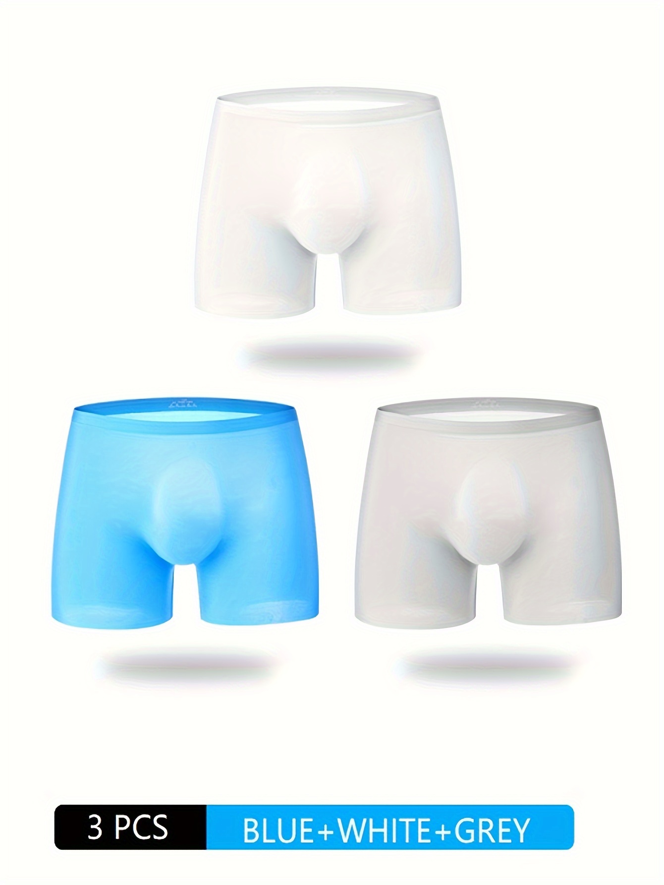 3pcs Lace Boxer Men Underwear Mens Boxers Male Boxer Shorts