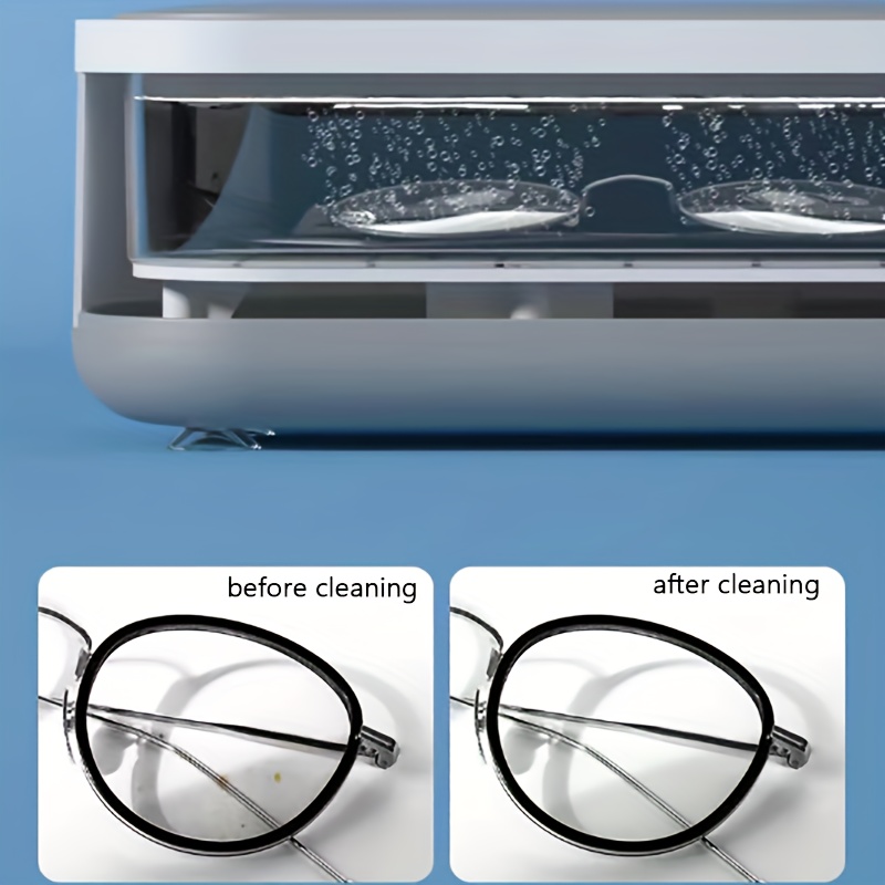 Ultrasonic Jewelry Cleaner Denture Glass Watch Ring Bath Tank