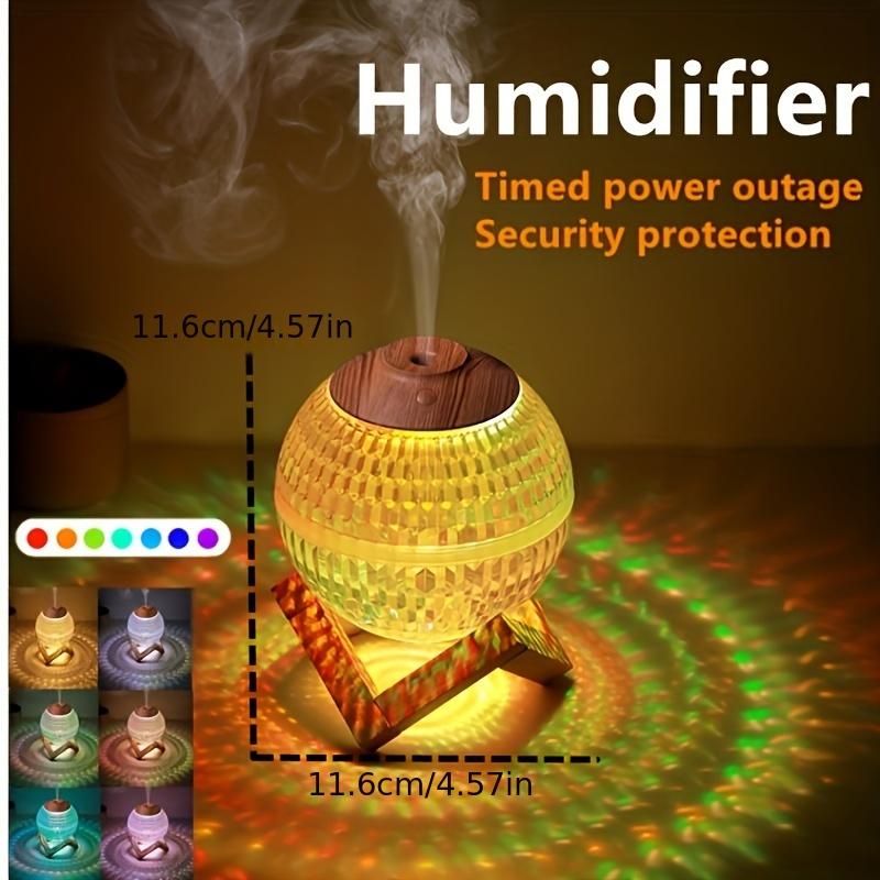 Deshumidificador portátil de gran capacidad, absorbentes de humedad,  temporizador, luz colorida, secador de aire silencioso para