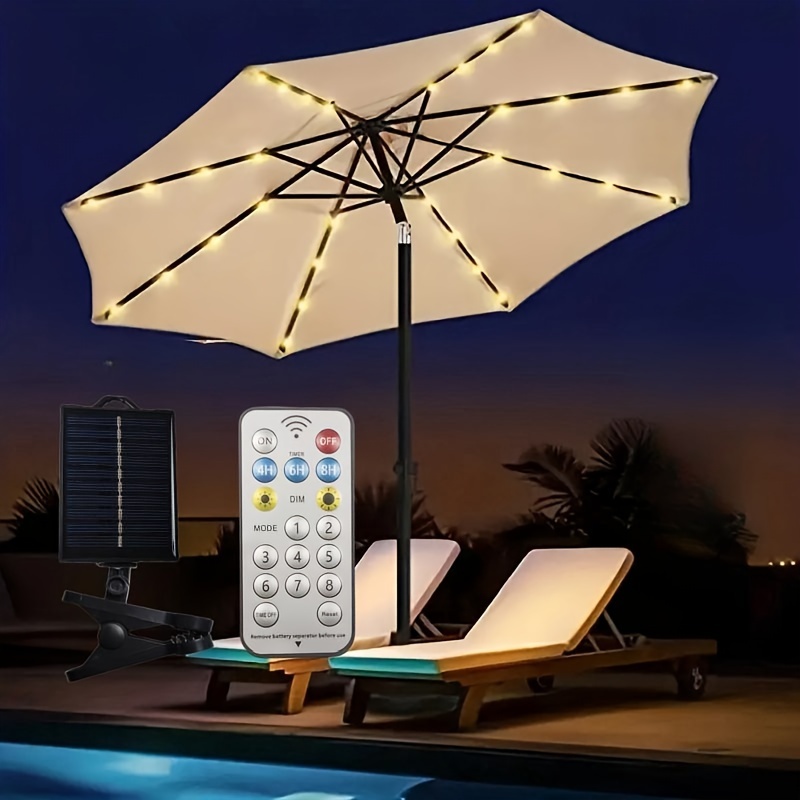 Camping Light Umbrella Light 48 Led Super Bright Patio Led - Temu