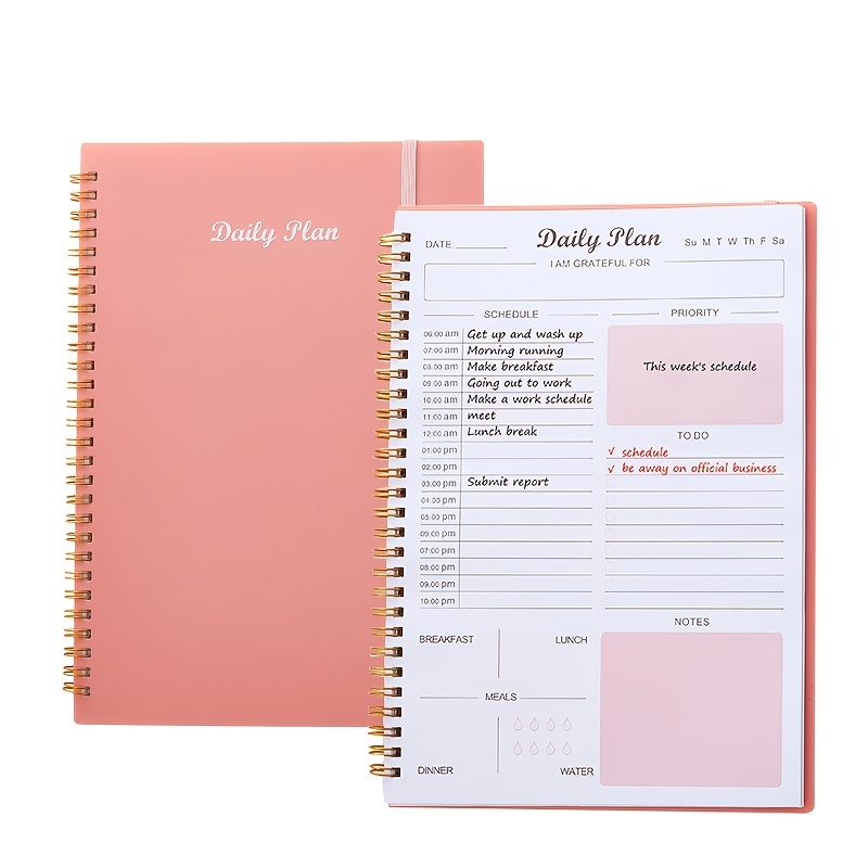 Habit Tracker Calendar & To Do List Planner, Spiral Bound Daily