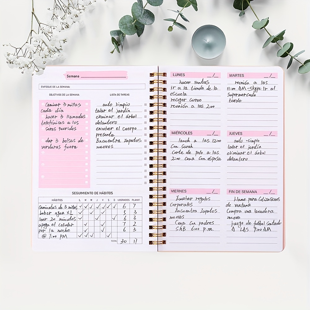 2023 2024 Planner: Stay Organized Achieve Goals Weekly - Temu