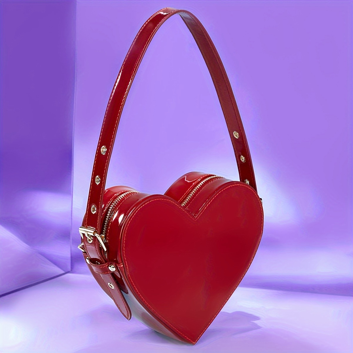 Heart shaped Plush Bag Women Small Handbags Fluffy Ladies - Temu