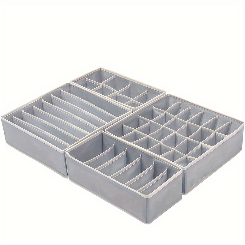 4pcs Drawer Divider Deep Adjustable & Connectable Dresser Separator DIY  Organizers for Bathroom Kitchen Closet Clothing Storage - AliExpress