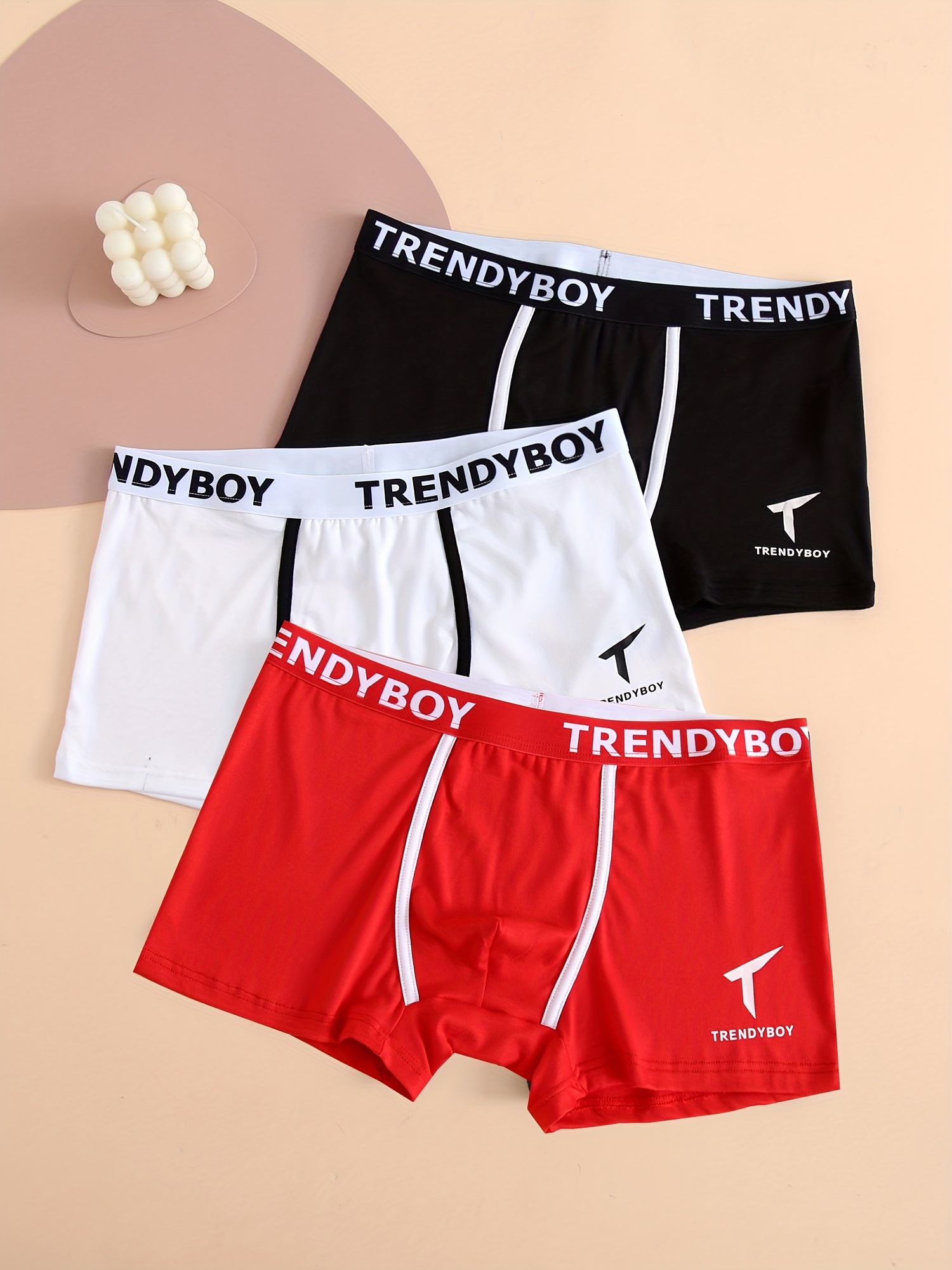 4pcs Men's Sports Stylish Cartoon Fisher Diver Print Boxer Briefs, Trendy  Thin Breathable Comfortable Underwear Panties For Spring And Summer