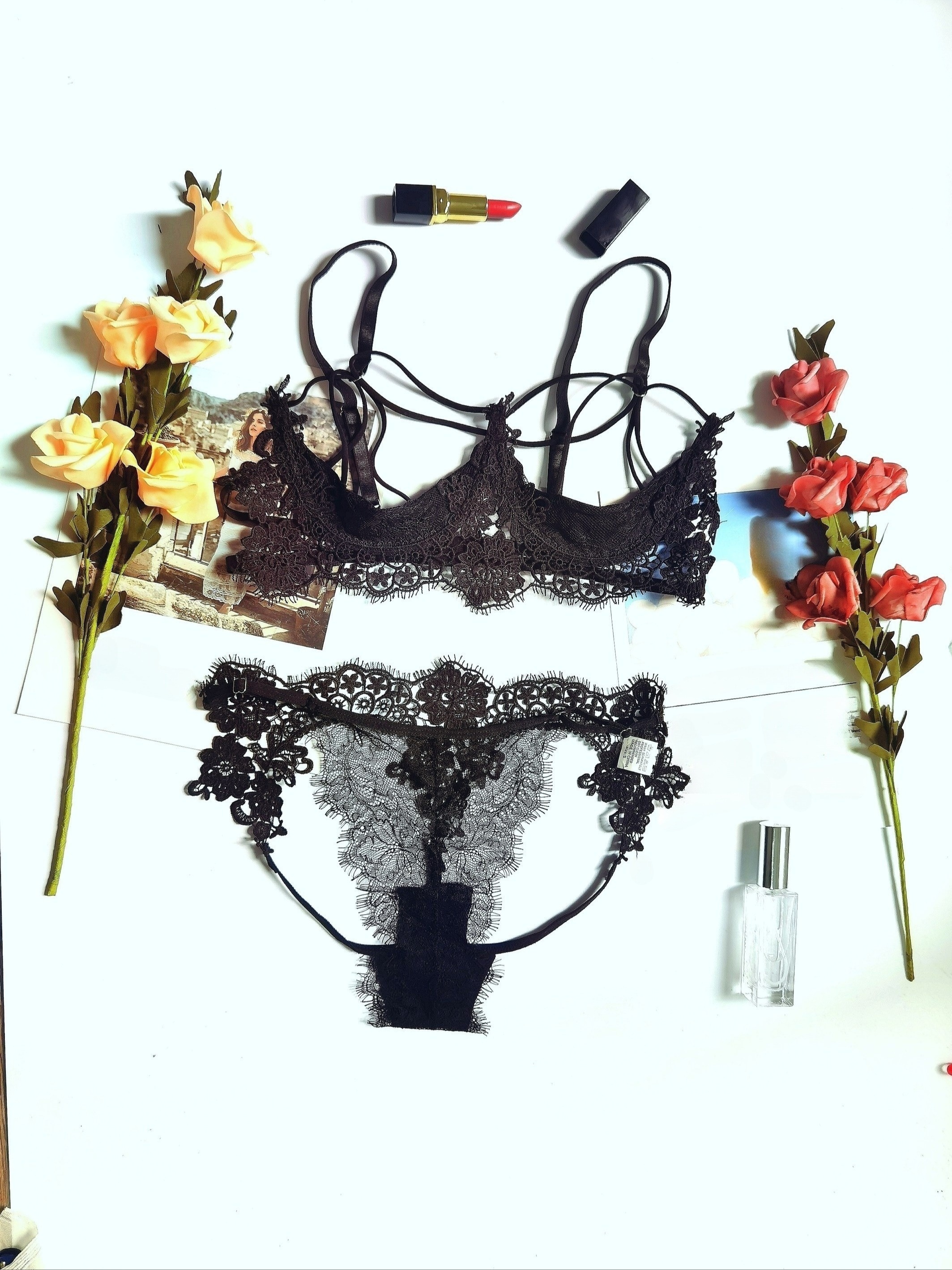 Floral Lace Lingerie - Temu Australia