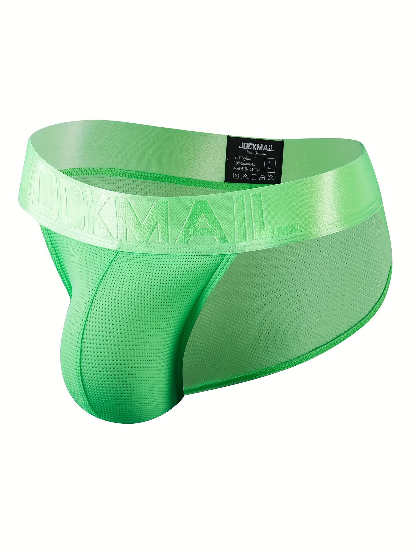 Men's Simple Solid Color Seamless Nude Boxer Briefs - Temu
