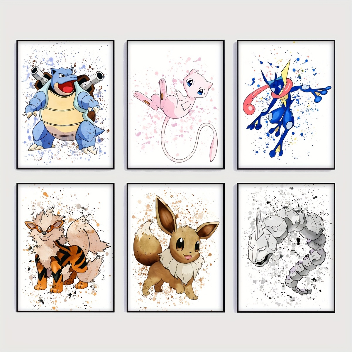 Tavleau Pokemon - Eevee Evolution affiche