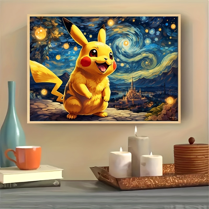 Pokemon - Pikachu Poster encadré, Tableau mural