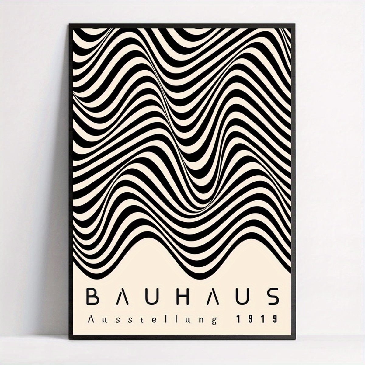 Bauhaus Exhibition Poster Set of 3 Modern Minimalist Contemporary