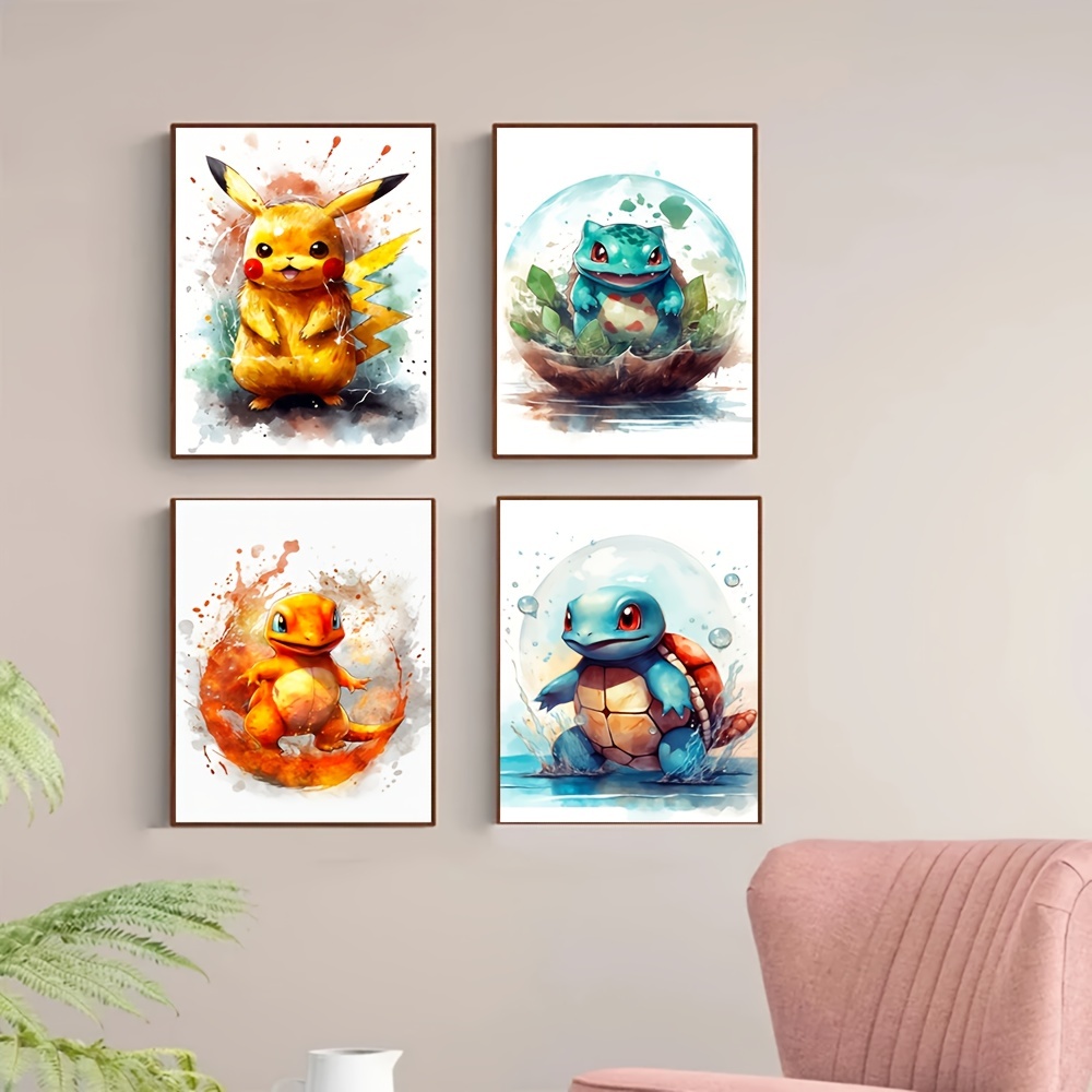 Peinture Sur Toile D'art Mural, Décor D'affiche De Pokemon,Fashion  Pikachu,périphérique D'anime Décor De Chambre Moderne, Image - AliExpress