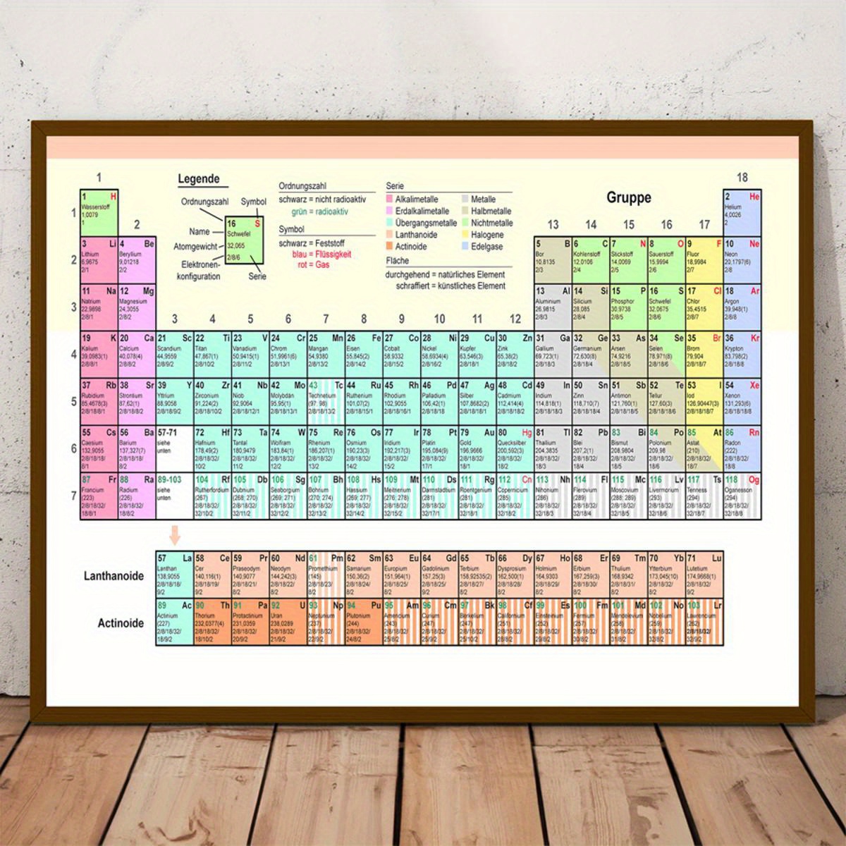 Tabla periódica con elementos reales en el interior, tabla periódica  acrílica con bolsa de franela, tabla periódica grande de elementos, regalos  de