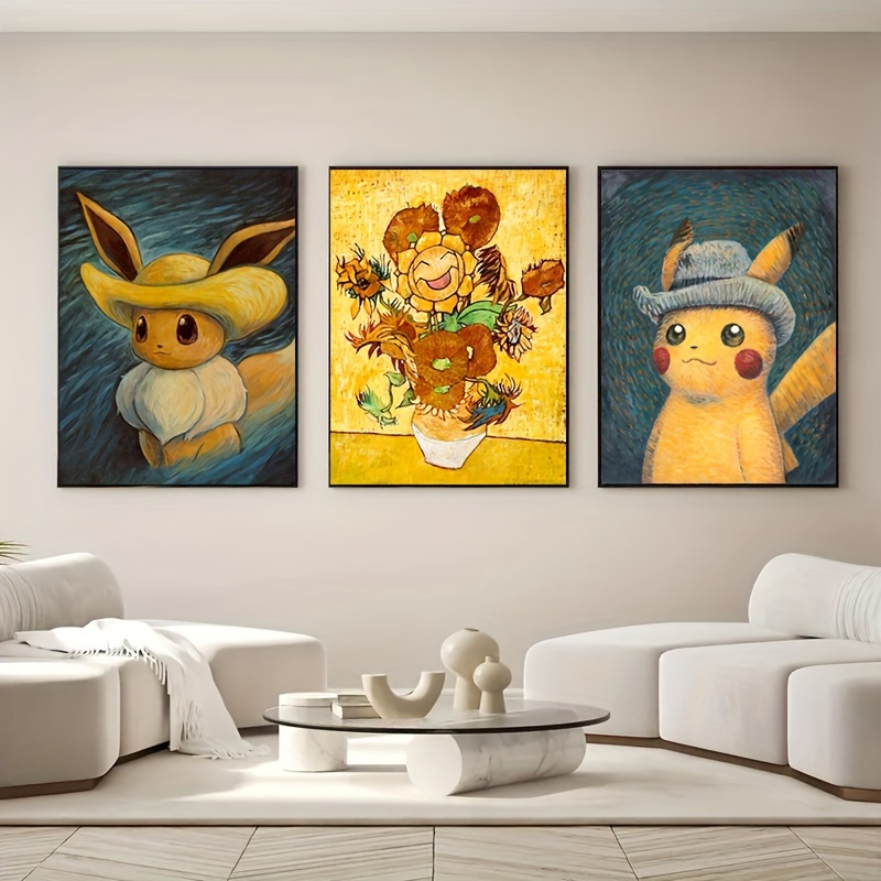 Pokemon - Pikachu Poster encadré, Tableau mural