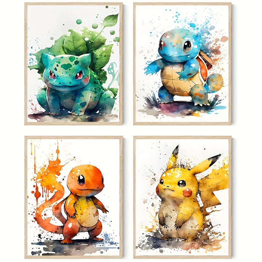 60pcs/set Adesivi Pokémon Carino Pokémon Pokémon Pikachu - Temu Italy