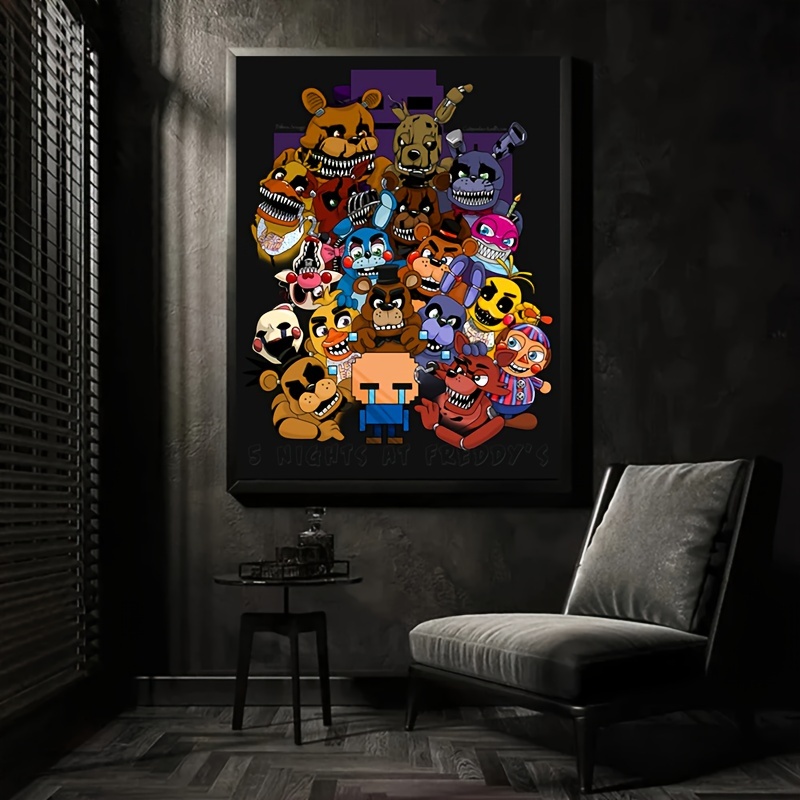Sundrop Fnaf Poster Funny Poster Wall Art Sticky Poster