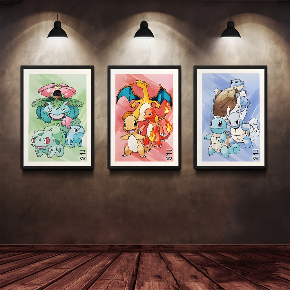 Affiche Pokemon - Décoration murale pour chambre d'enfant fille ou