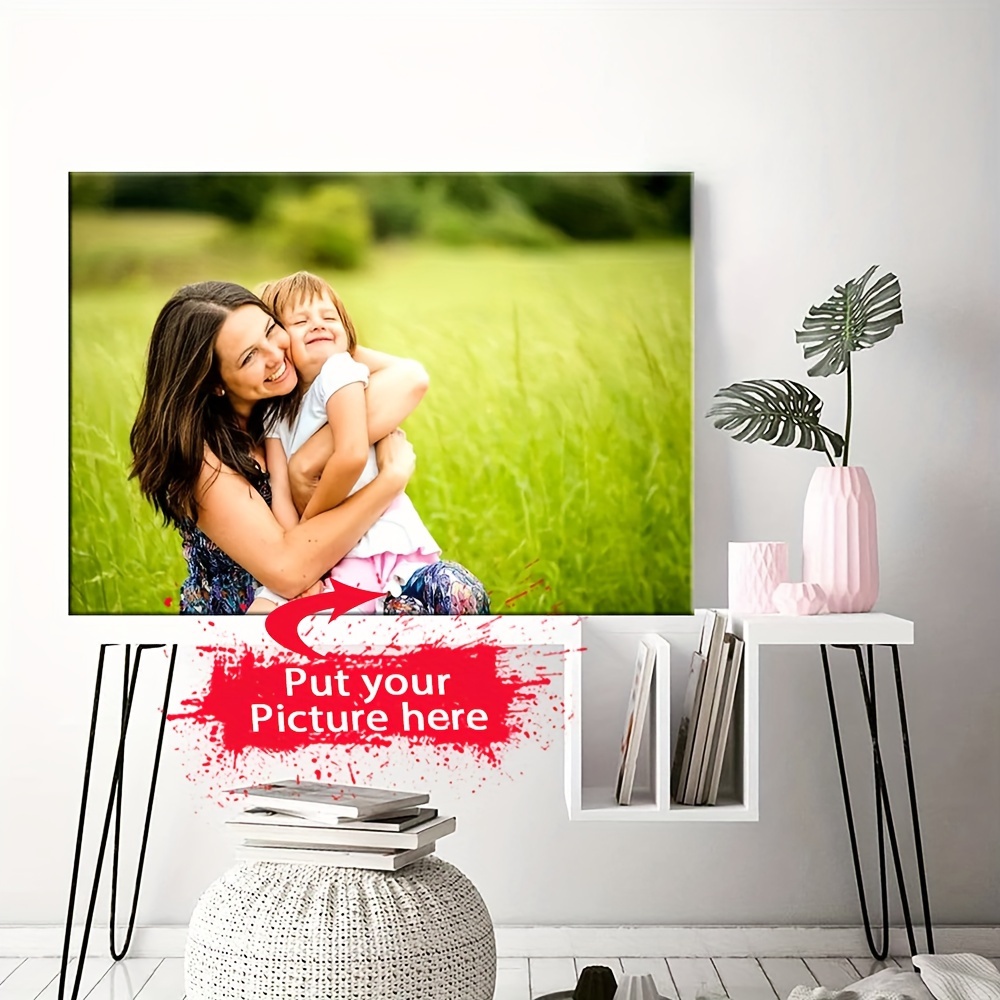 Lienzo enmarcado personalizado con tu foto, lienzo personalizado para  regalo, arte de pared, perfecto para decoración del hogar, regalos y  recuerdos