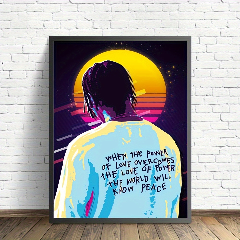 Rodeo Poster - Travis Scott Limited Poster 1 Canvas Poster Wall Art Decor  Print Picture Paintings for Living Room Bedroom Decoration Unframe-style