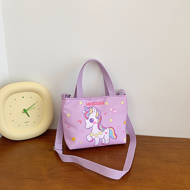 Lindo Bolso Hombro Pana Unicornio Niñas Color Aleatorio - Temu Chile