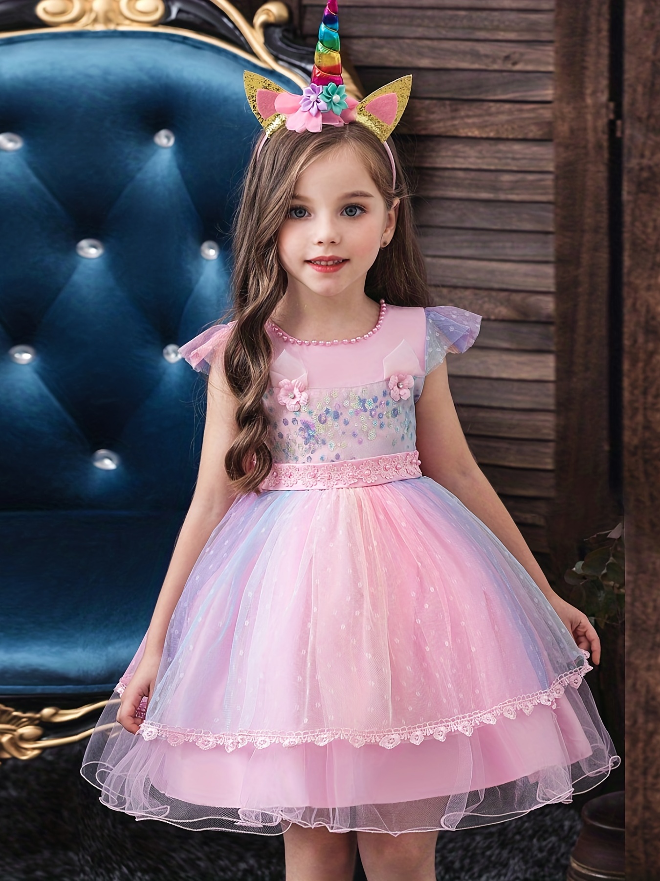 Vestido discount lila bebe