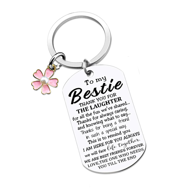 Thick And Thin Friendship Keychain Best Friend Keychain Gifts for Women  2023 Thank You Gift To