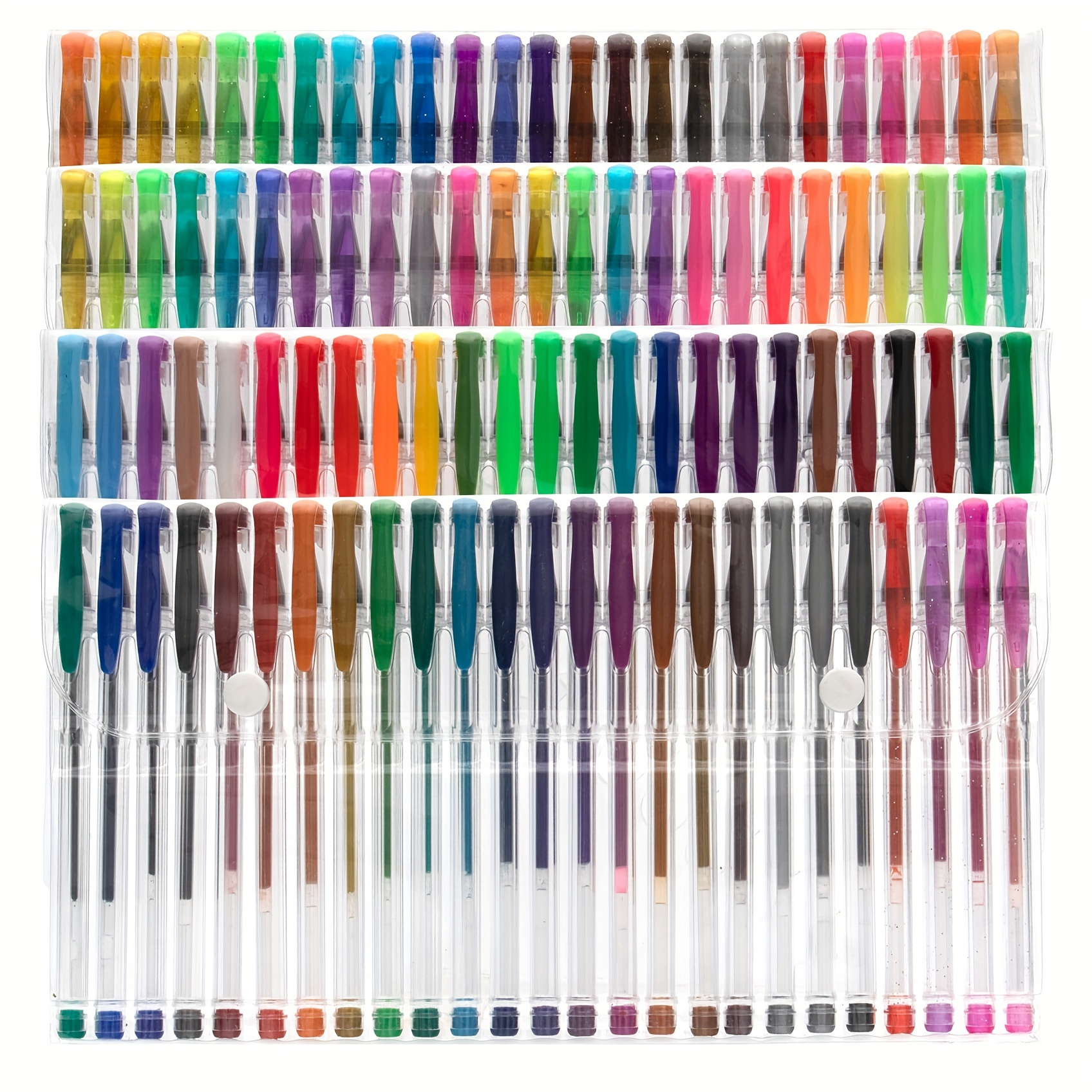 12 Pcs Drawing Gel Ink Pens, Colored Gel Pens Fine Point, 0.5mm