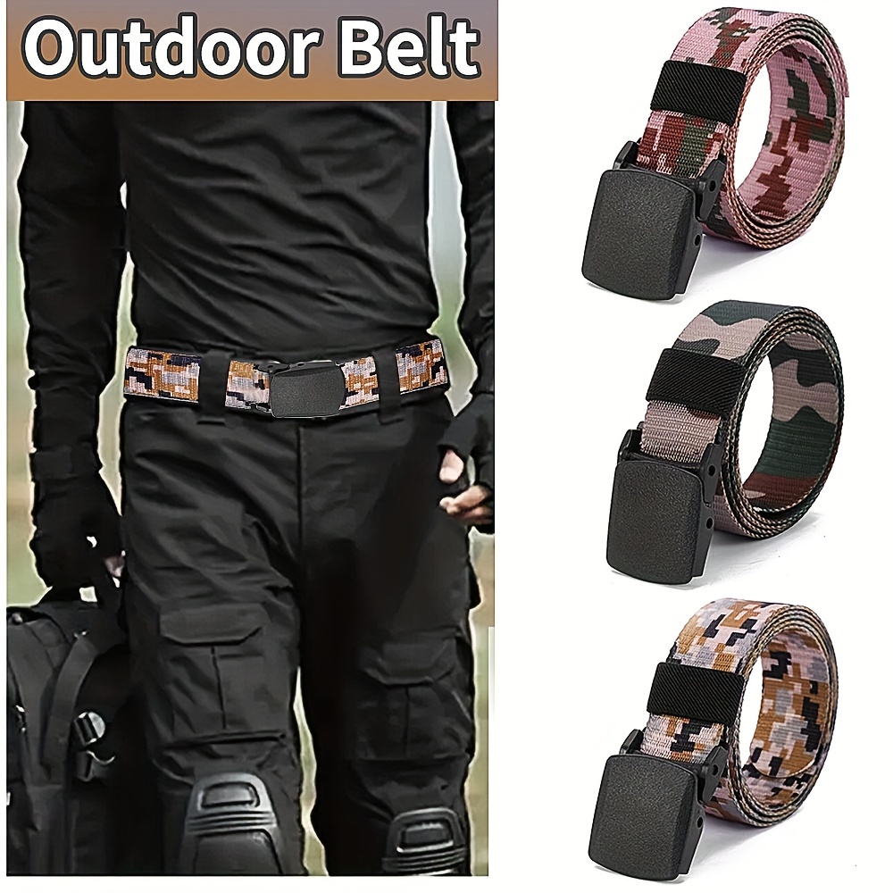 Unisex Belt For Outdoor Sports Durable Belt With Automatic - Temu Oman