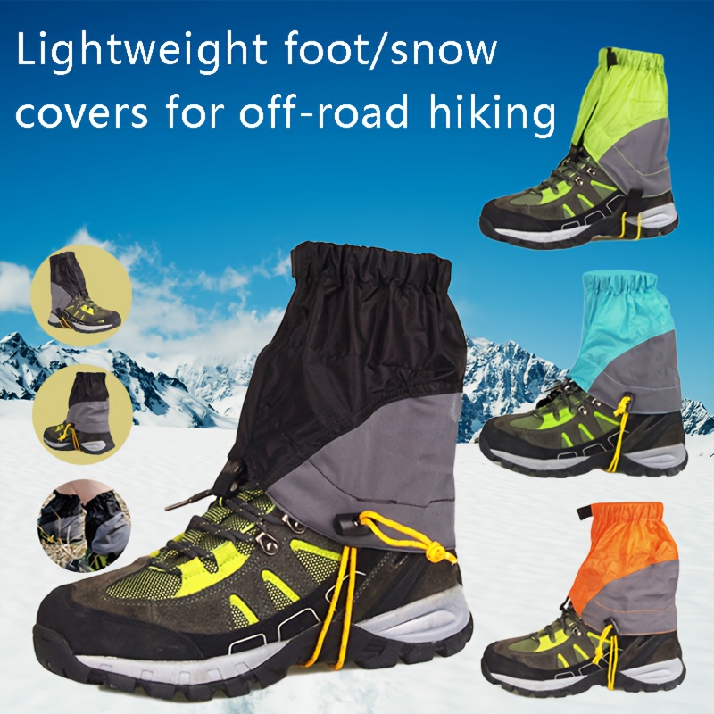 Polainas de senderismo, polainas ligeras para las piernas, polainas de  nieve, impermeables, resistentes al viento, duraderas, para proteger para  nieve