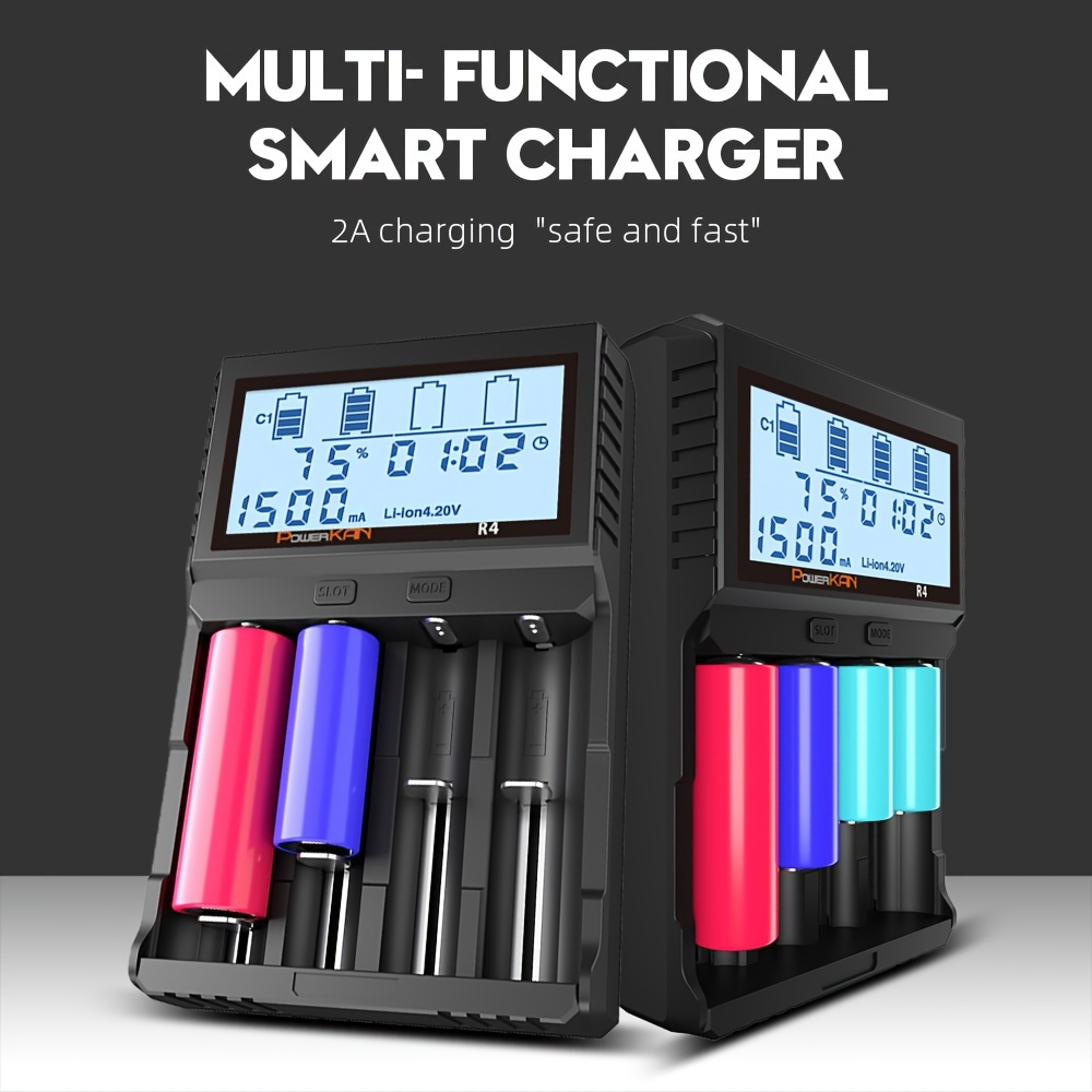 18650 Rechargeable Battery Charger - Temu