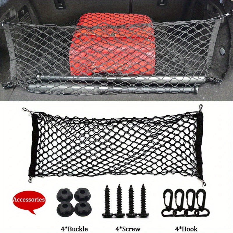 Car Ceiling Cargo Net and Net Pocket Kit - Ideal Car Storage Pocket and  Cargo Net for Car Organization,Adjustable Wide Nylon Buckle, Perfect for  SUVs
