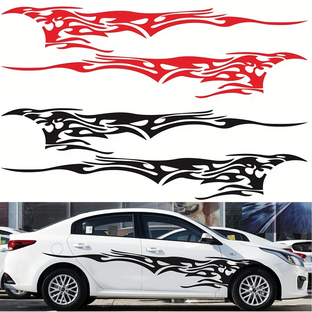 2pcs Car For KIA Sportage Sticker Auto Side Body Decoration Decal Racing  Stripe Styling Automobiles Vinyl Car Tuning Accessories