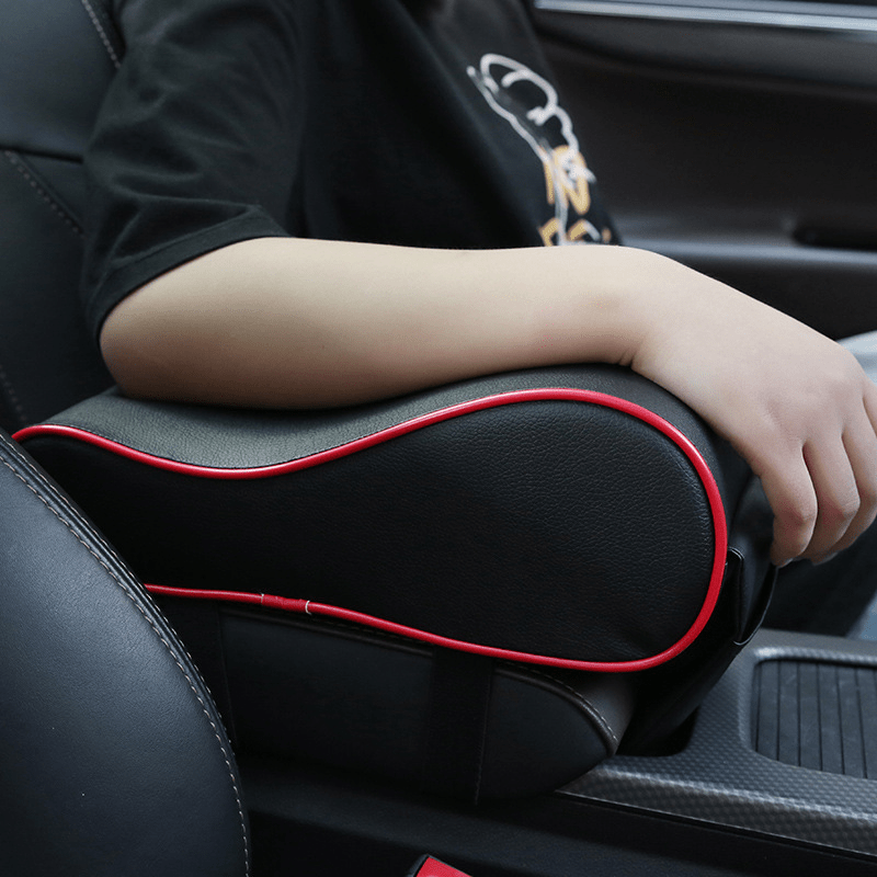 Homaisson Universal Soft Apoyabrazos de coche, 2 en 1 Reposabrazos  ajustable para coche, fácil de instalar y relajar el brazo, negro