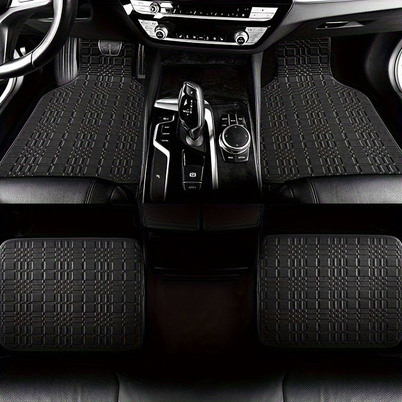 Comprar Ajuste Universal 4 Uds. Alfombrilla de cuero PU para el suelo del  coche almohadillas protectoras impermeables para los pies juego de  alfombrillas delanteras y traseras antideslizantes para Suv